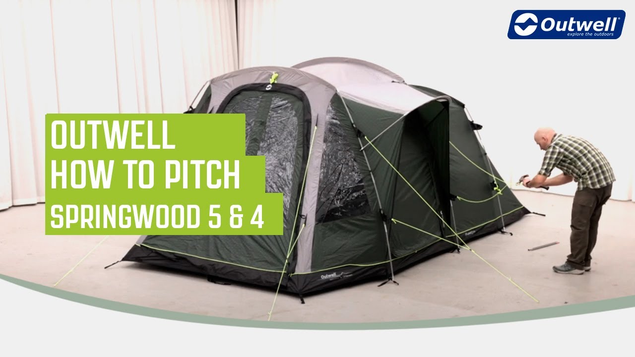 Палатка за къмпинг за 4 човека Outwell Springwood green 111210