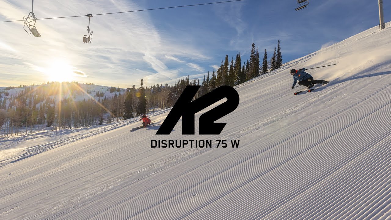 Дамски ски за спускане K2 Disruption 75 W + 10 Quikclik Free white 10G0408.173.1