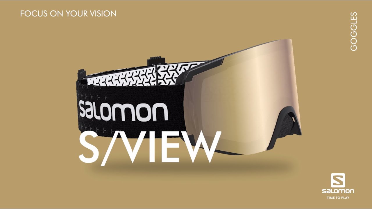 Ски очила Salomon S/View черни L41488100