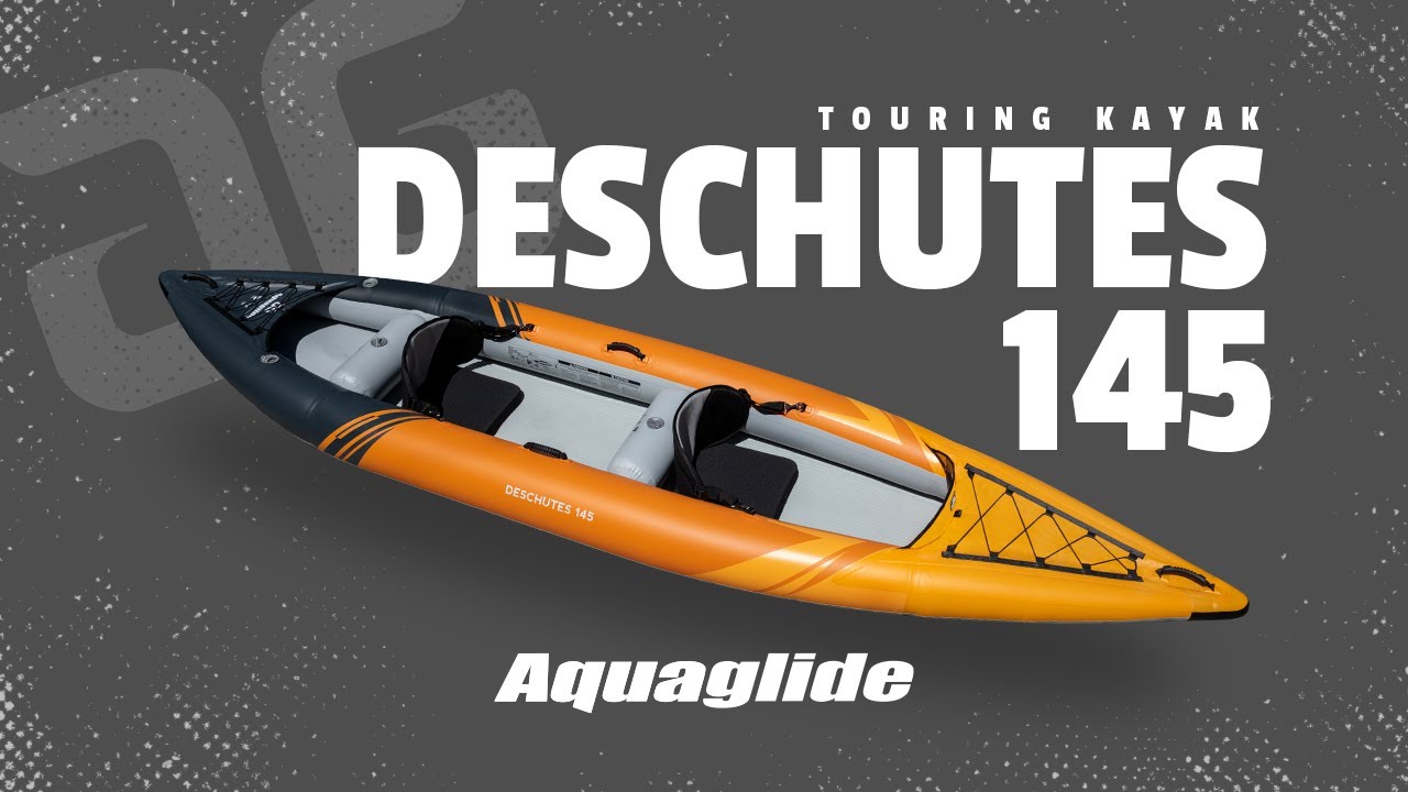 Aquaglide Deschutes 145 оранжев надуваем каяк за 2 човека 584120127