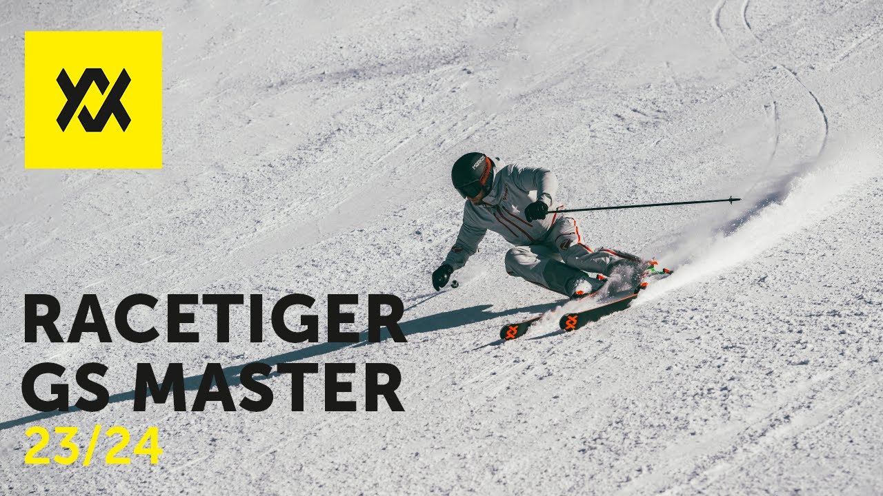 Völkl Racetiger SL Master + XComp 16 GW жълто-черни ски за спускане