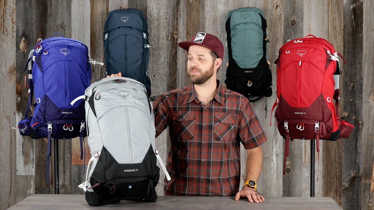 Osprey Stratos 44 l tunnel vision grey мъжка туристическа раница