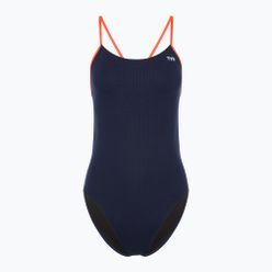 Дамски бански костюм от една част TYR Hexa Cutoutfit navy/orange
