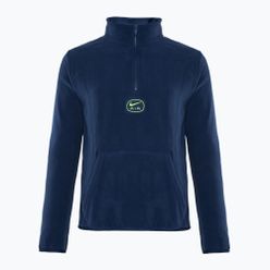 Мъжки Nike Swoosh Air Polar Fleece Half Zip Top midnight navy/ volt