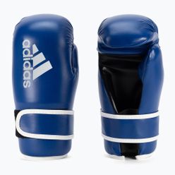 adidas Point Fight боксови ръкавици Adikbpf100 синьо и бяло ADIKBPF100