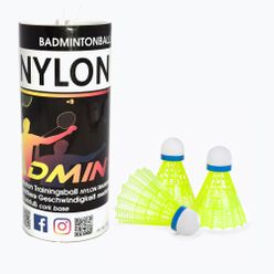 Sunflex стрелички за бадминтон Nylon 3XY 3 бр. жълти 53559