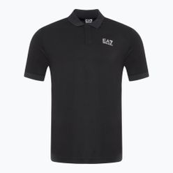 Мъжка тениска EA7 Emporio Armani Train 7 Lines Polo black 1200