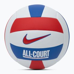 Волейболна топка Nike All Court Volleyball white / univerzity red / game royal / univerzity red размер 5