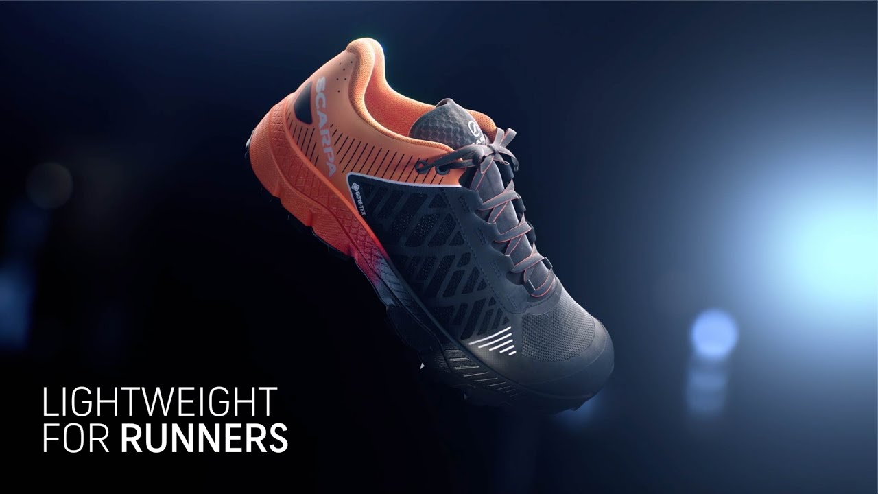 Мъжки обувки за бягане SCARPA Spin Ultra black/orange GTX 33072-200/1