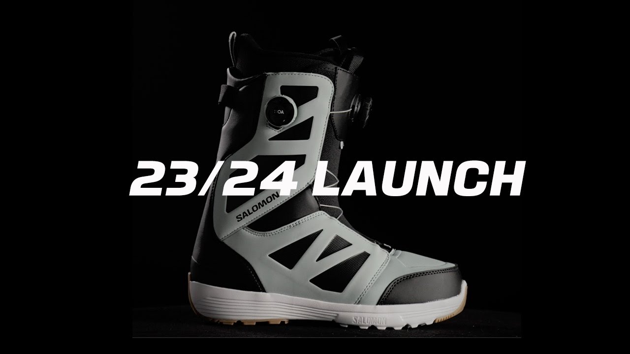 Мъжки сноуборд обувки Salomon Launch Boa SJ Boa black/black/white
