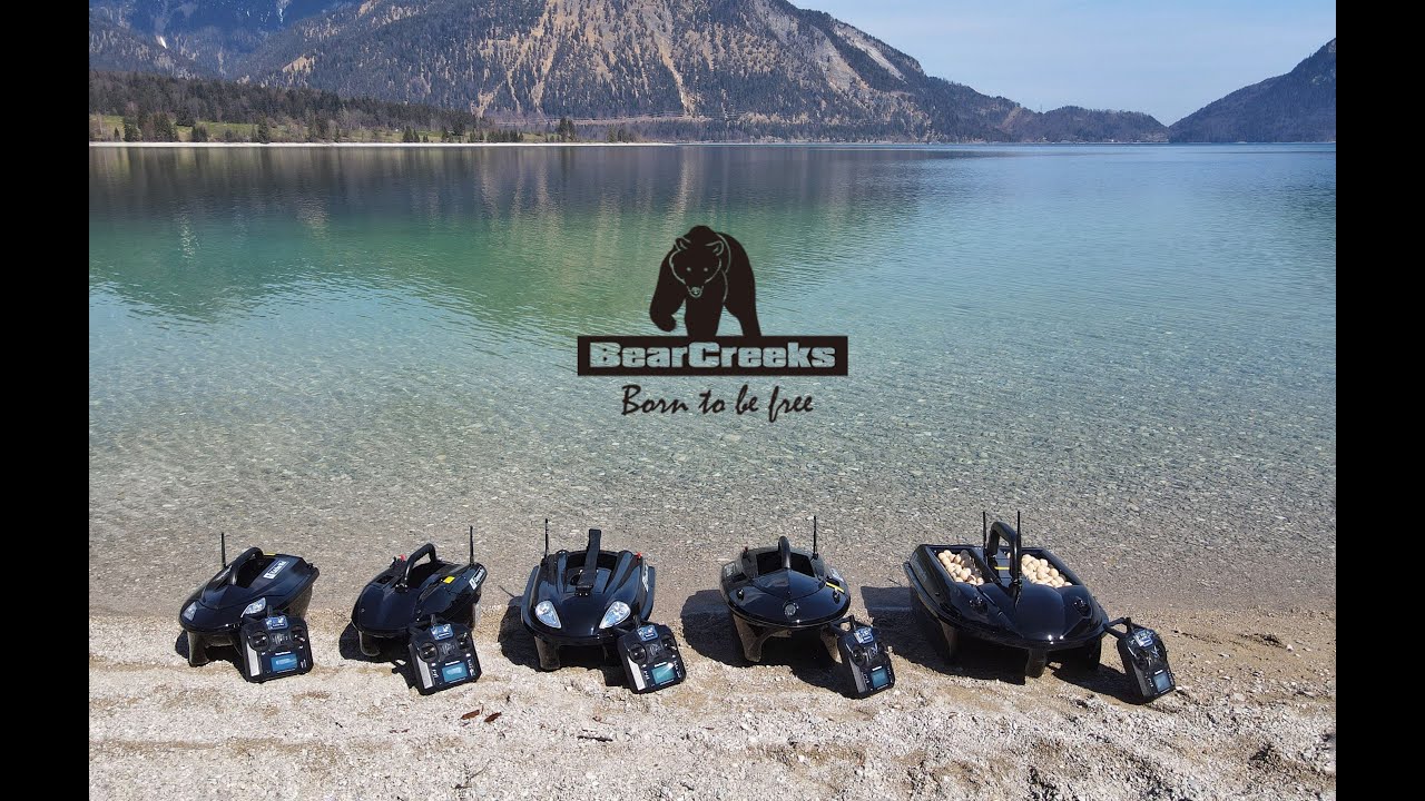 Bearcreeks iCatcher Лодка за стръв 5.8GHz черна BC.V3.LITH