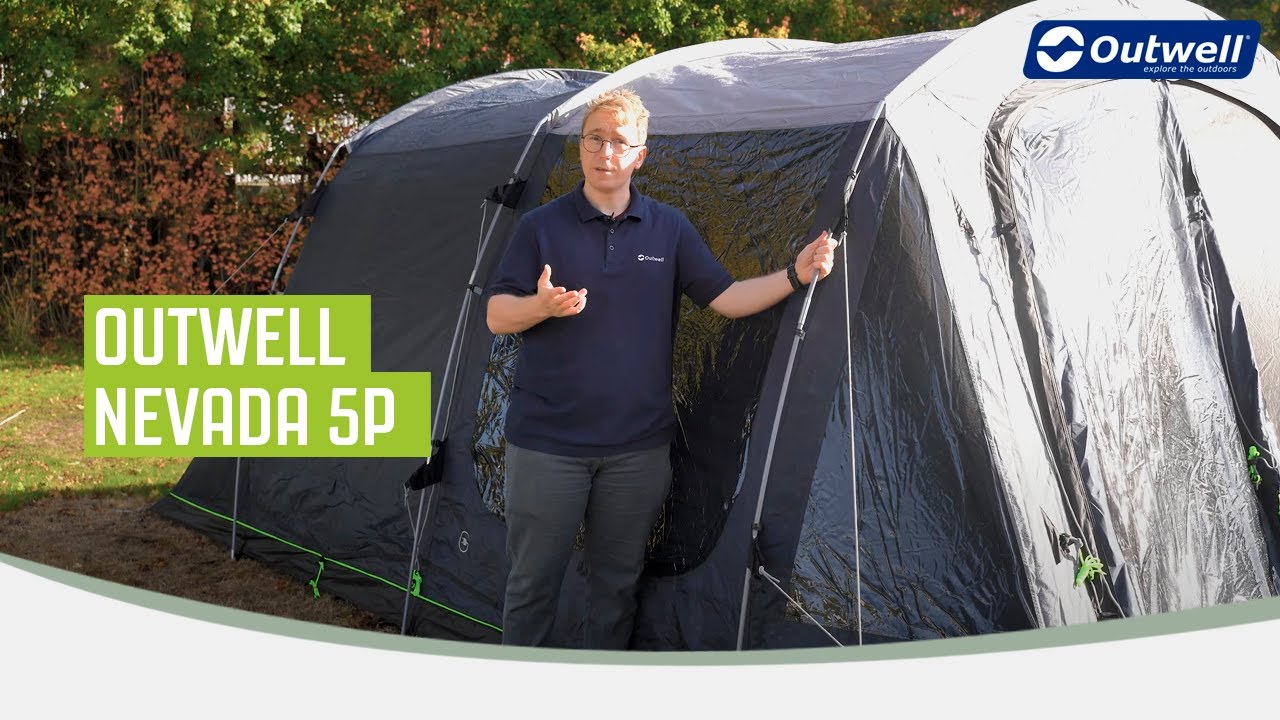 Outwell Палатка за къмпинг за 5 души Nevada 5P морско синьо 111318