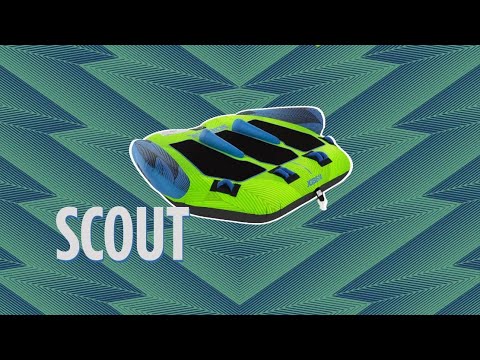JOBE Scout Towable 3P зелен-син поплавък 230320005-PCS