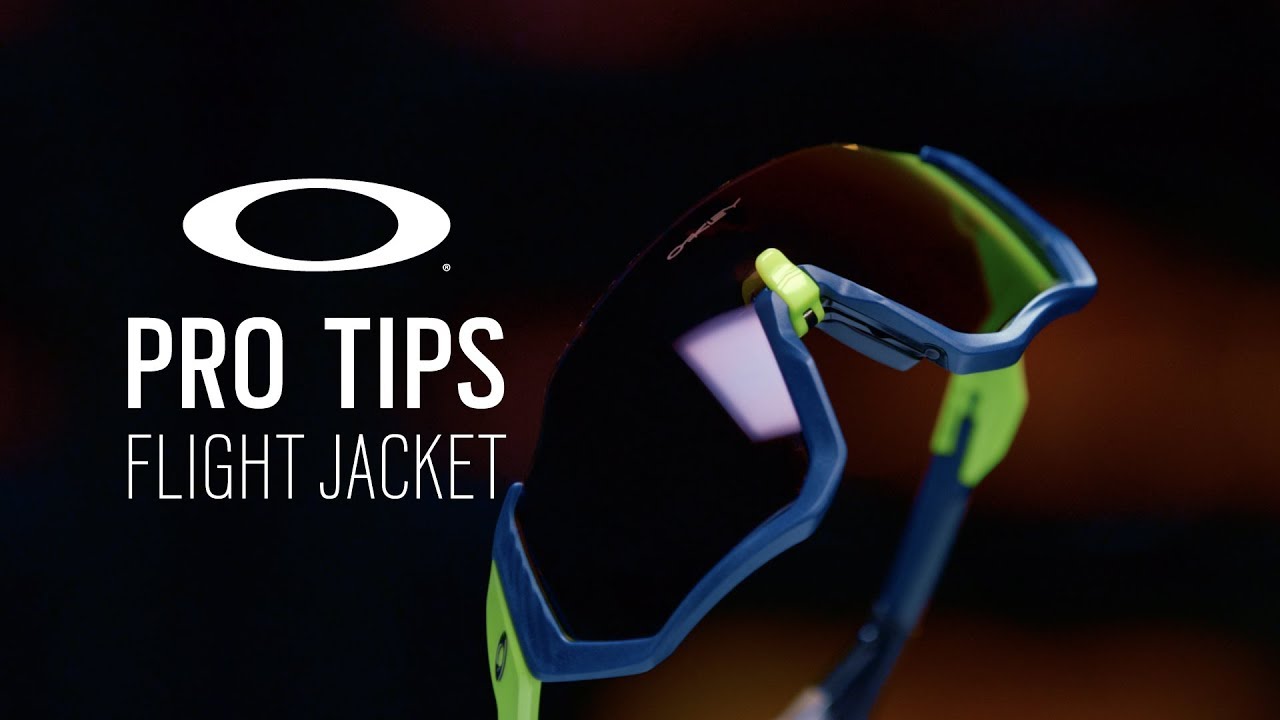 Очила за колоездене Oakley Flight Jacket black violet 0OO9401