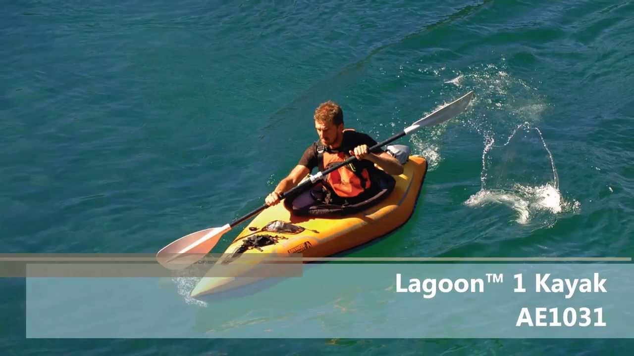 Advanced Elements Lagoon 1 TM оранжев/сив надуваем каяк за 1 човек