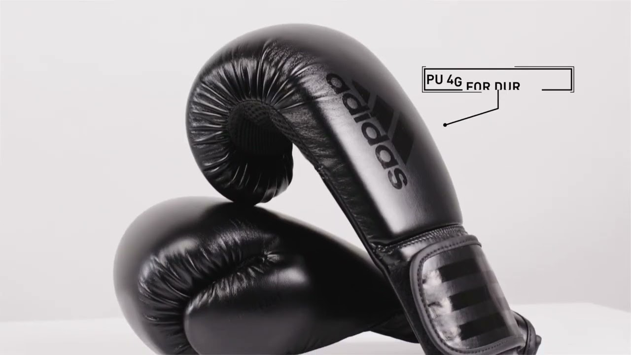 adidas Hybrid 80 боксови ръкавици черни/розови ADIH80