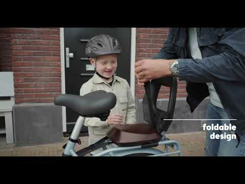 Задна седалка за багажник bobike Junior One кафява/черна 8010600001