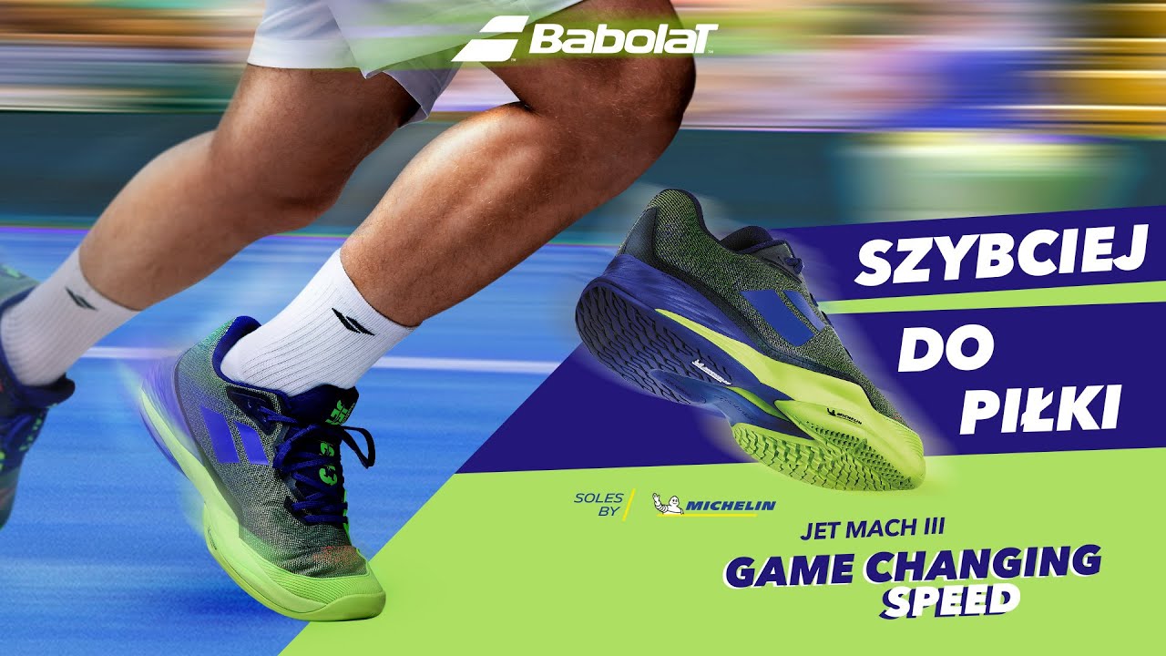 Детски обувки за тенис BABOLAT 22 Jet Mach 3 Clay blue ribbon 33S22730