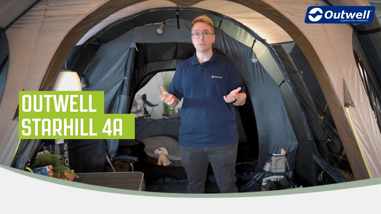 Outwell Starhill 4A палатка за къмпинг за 4 човека, тъмносиня 111302