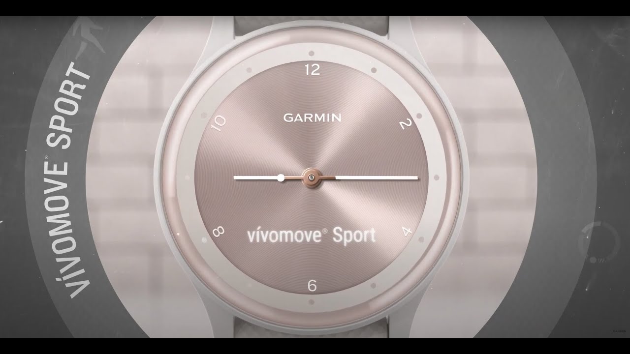 Garmin Vivomove Sport часовник черен 010-02566-00