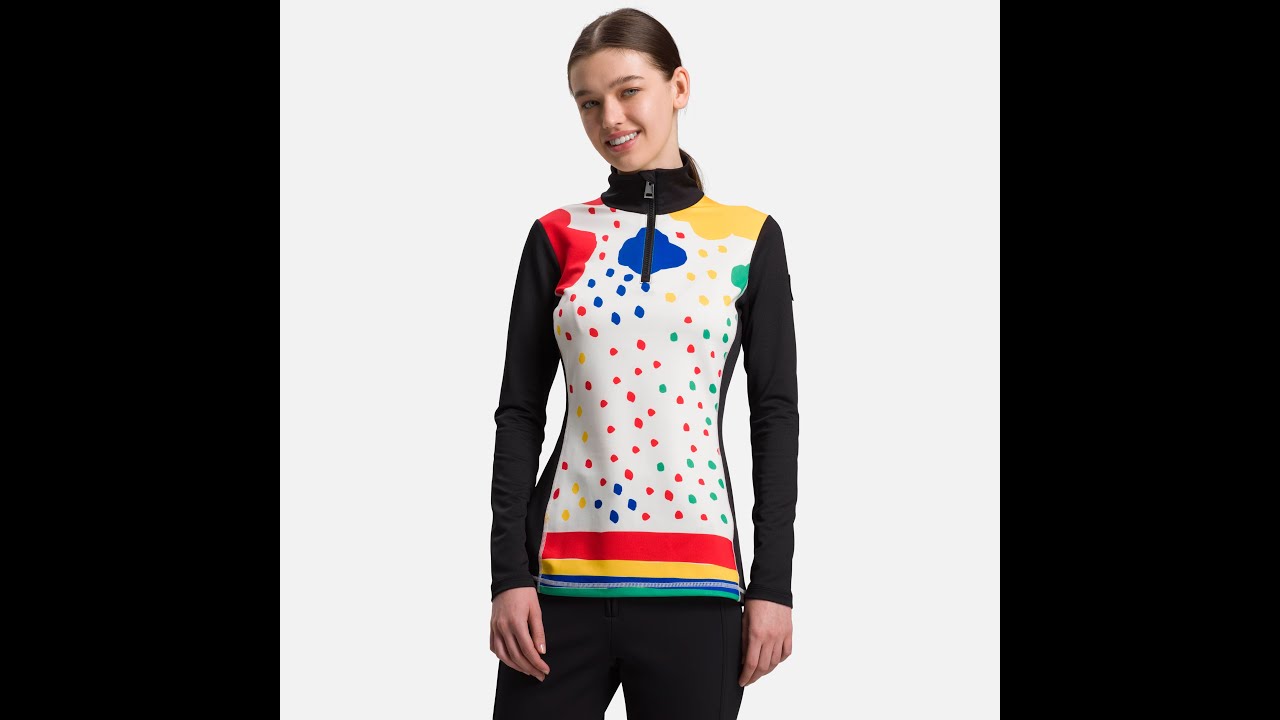 Дамски ски суитшърт Rossignol W Bessi rainbow
