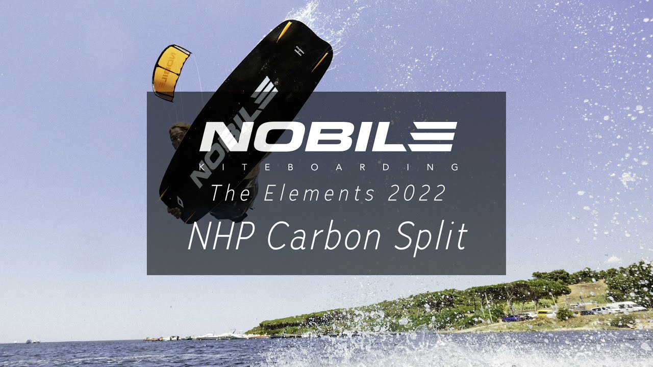 Nobile NHP Split Carbon сгъваем кайтборд черен K22