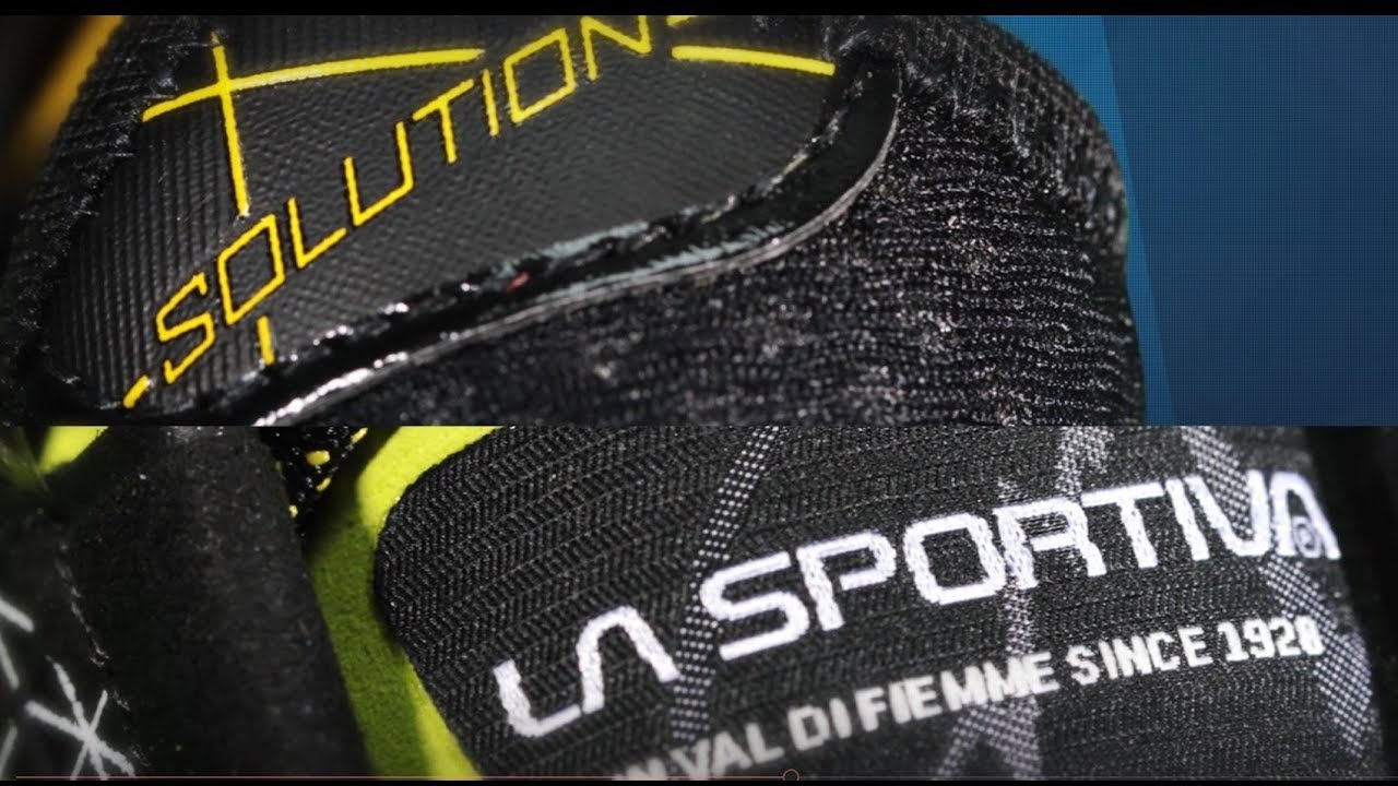 Мъжки обувки за катерене La Sportiva Solution в бяло и жълто 20G000100