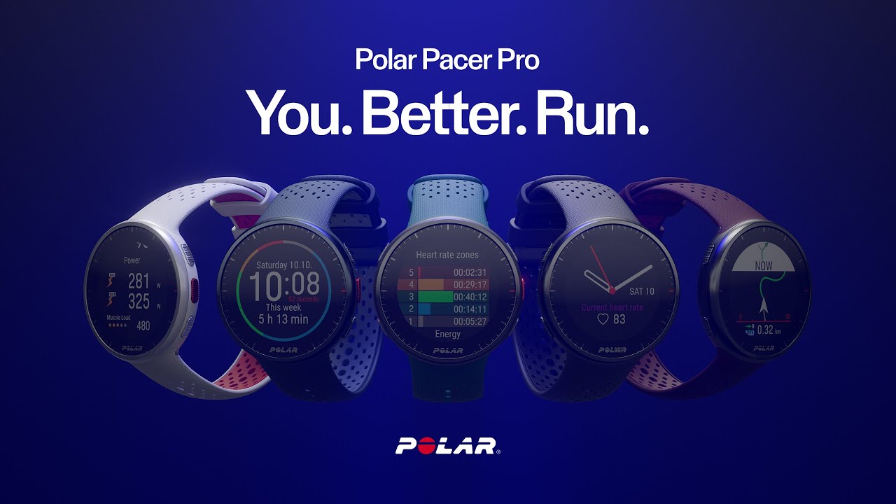 Часовник Polar Pacer PRO в цвят бордо PACER PRO MAR/PLUM